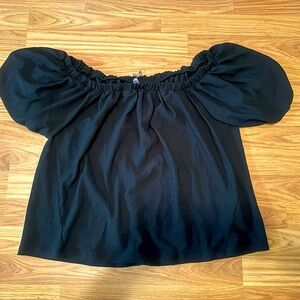 Black Anthropologie Top size M